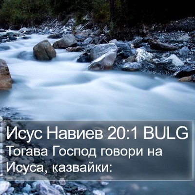 Исус Навиев 20:1 BULG Bible Verse Image