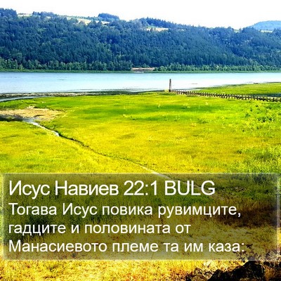 Исус Навиев 22:1 BULG Bible Verse Image