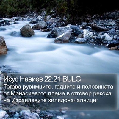 Исус Навиев 22:21 BULG Bible Verse Image