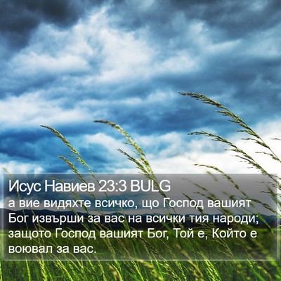 Исус Навиев 23:3 BULG Bible Verse Image