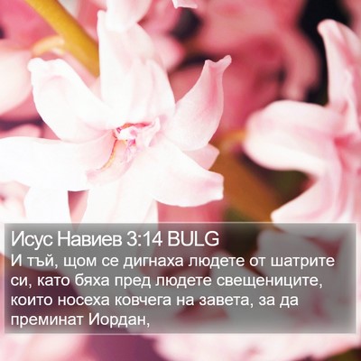 Исус Навиев 3:14 BULG Bible Verse Image