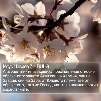 Исус Навиев 7:1 BULG Bible Verse Image