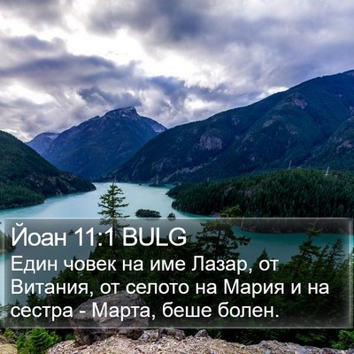 Йоан 11:1 BULG Bible Verse Image