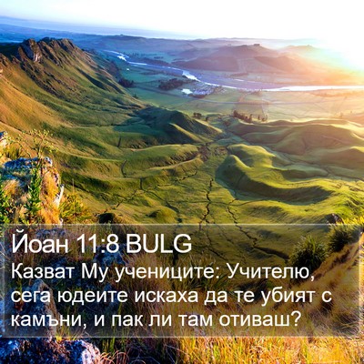 Йоан 11:8 BULG Bible Verse Image