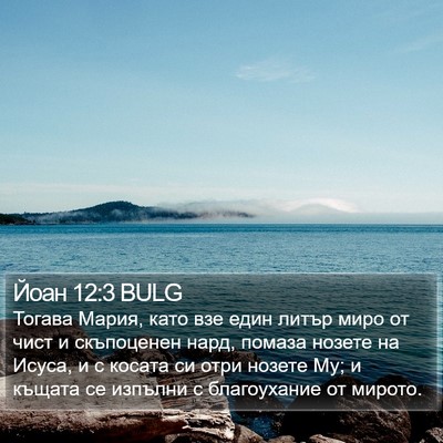 Йоан 12:3 BULG Bible Verse Image