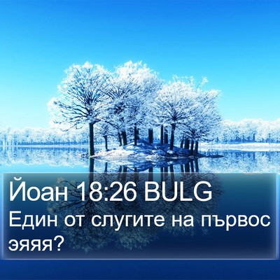 Йоан 18:26 BULG Bible Verse Image