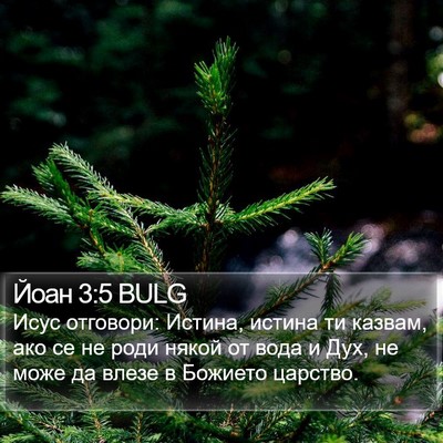 Йоан 3:5 BULG Bible Verse Image
