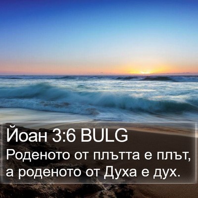 Йоан 3:6 BULG Bible Verse Image