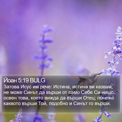 Йоан 5:19 BULG Bible Verse Image