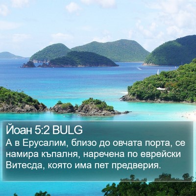 Йоан 5:2 BULG Bible Verse Image