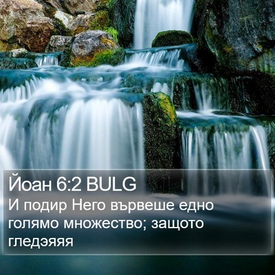 Йоан 6:2 BULG Bible Verse Image