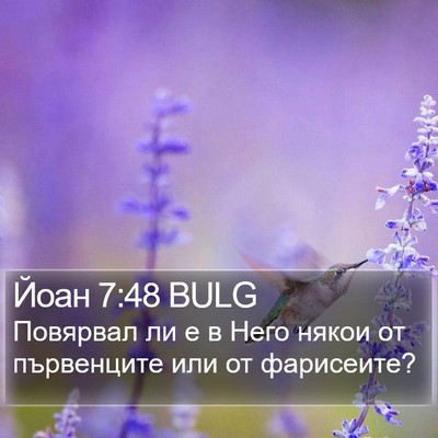 Йоан 7:48 BULG Bible Verse Image