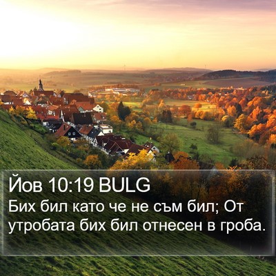 Йов 10:19 BULG Bible Verse Image