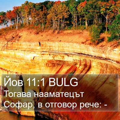 Йов 11:1 BULG Bible Verse Image
