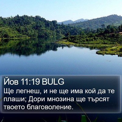 Йов 11:19 BULG Bible Verse Image