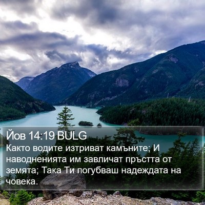 Йов 14:19 BULG Bible Verse Image