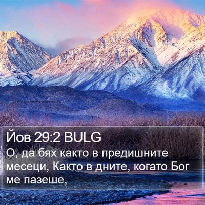 Йов 29:2 BULG Bible Verse Image