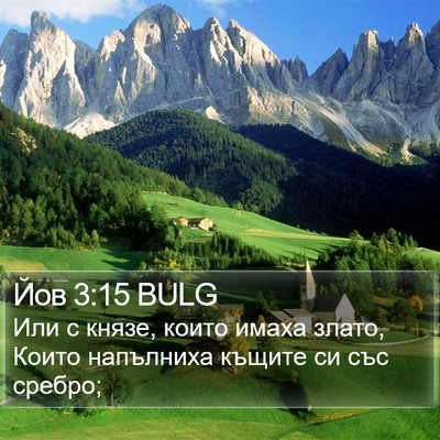 Йов 3:15 BULG Bible Verse Image