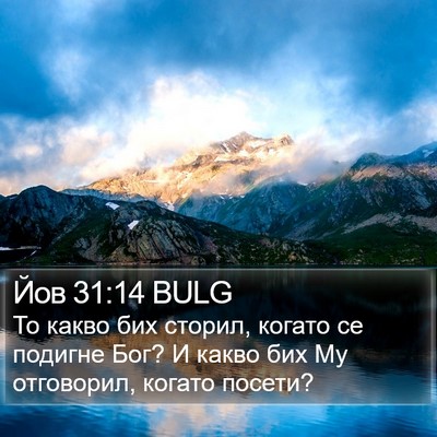 Йов 31:14 BULG Bible Verse Image
