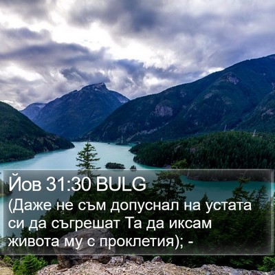 Йов 31:30 BULG Bible Verse Image