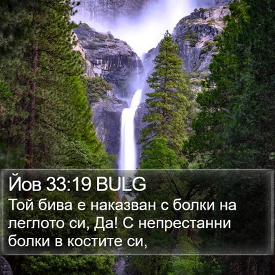 Йов 33:19 BULG Bible Verse Image