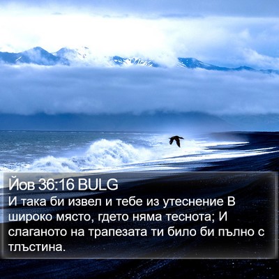 Йов 36:16 BULG Bible Verse Image