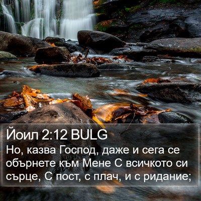 Йоил 2:12 BULG Bible Verse Image