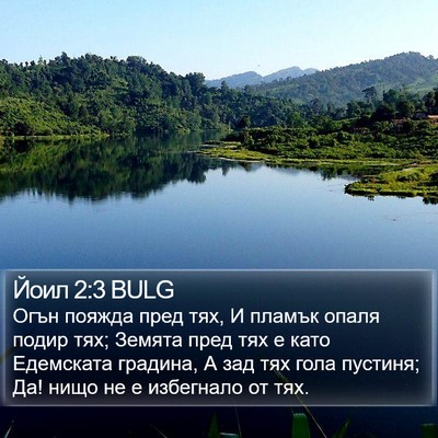 Йоил 2:3 BULG Bible Verse Image