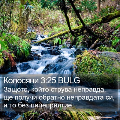 Колосяни 3:25 BULG Bible Verse Image