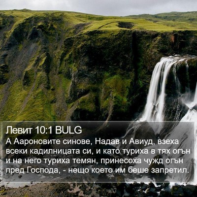 Левит 10:1 BULG Bible Verse Image