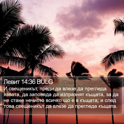Левит 14:36 BULG Bible Verse Image