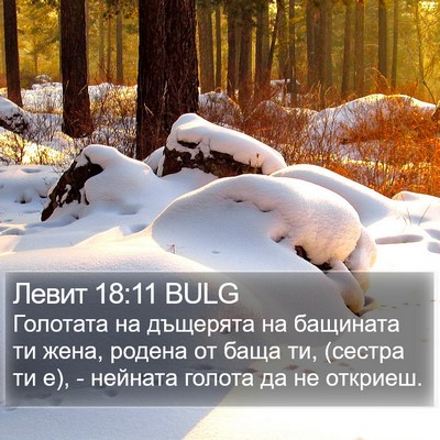 Левит 18:11 BULG Bible Verse Image