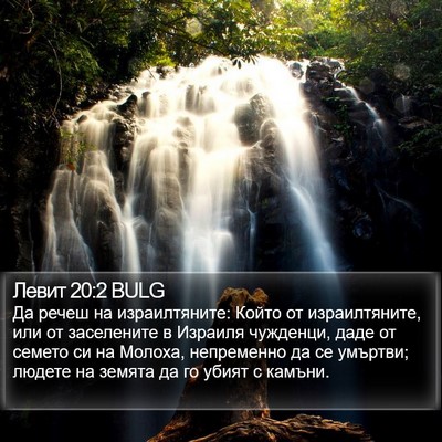 Левит 20:2 BULG Bible Verse Image