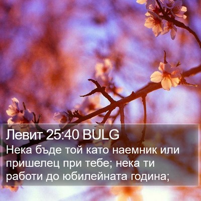 Левит 25:40 BULG Bible Verse Image