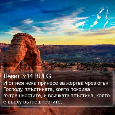 Левит 3:14 BULG Bible Verse Image