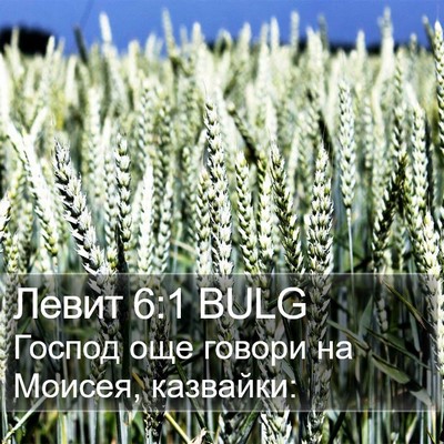 Левит 6:1 BULG Bible Verse Image