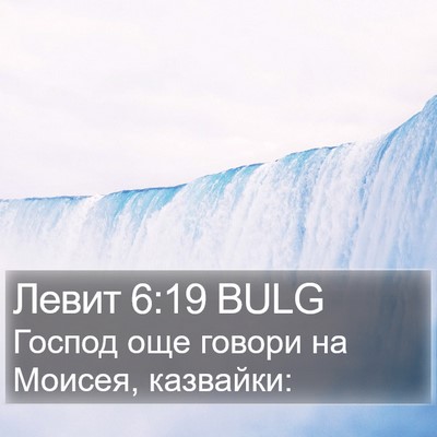 Левит 6:19 BULG Bible Verse Image