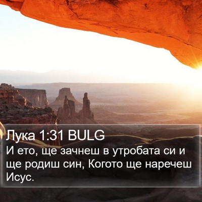 Лука 1:31 BULG Bible Verse Image