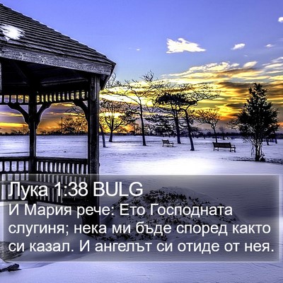 Лука 1:38 BULG Bible Verse Image