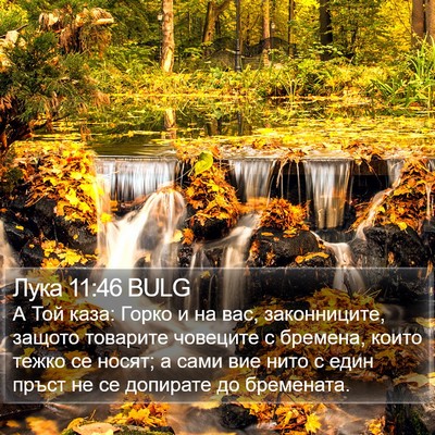 Лука 11:46 BULG Bible Verse Image