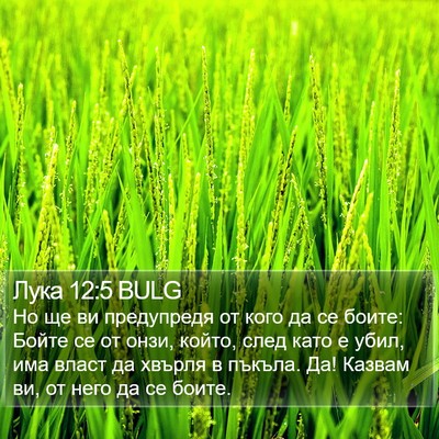 Лука 12:5 BULG Bible Verse Image