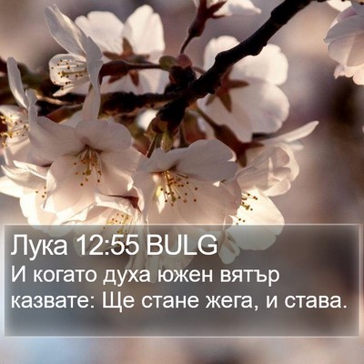Лука 12:55 BULG Bible Verse Image