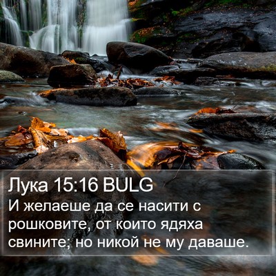 Лука 15:16 BULG Bible Verse Image