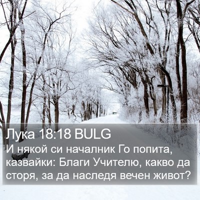Лука 18:18 BULG Bible Verse Image