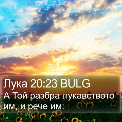 Лука 20:23 BULG Bible Verse Image