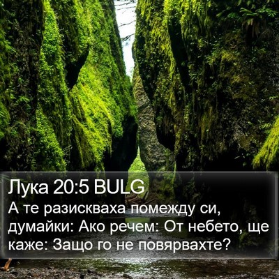 Лука 20:5 BULG Bible Verse Image