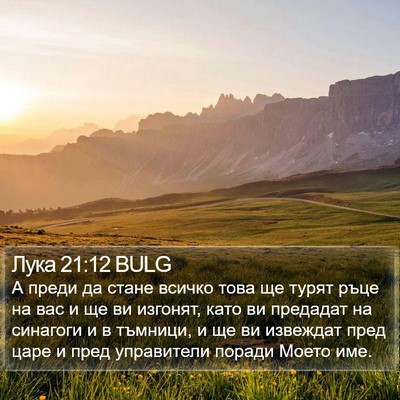 Лука 21:12 BULG Bible Verse Image