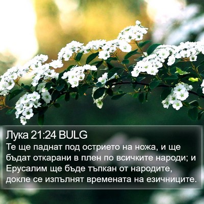 Лука 21:24 BULG Bible Verse Image
