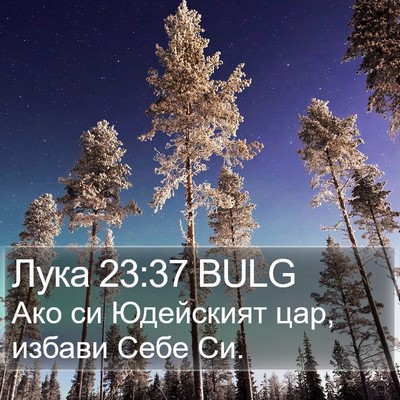 Лука 23:37 BULG Bible Verse Image
