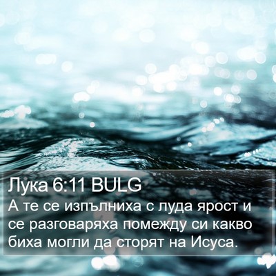 Лука 6:11 BULG Bible Verse Image